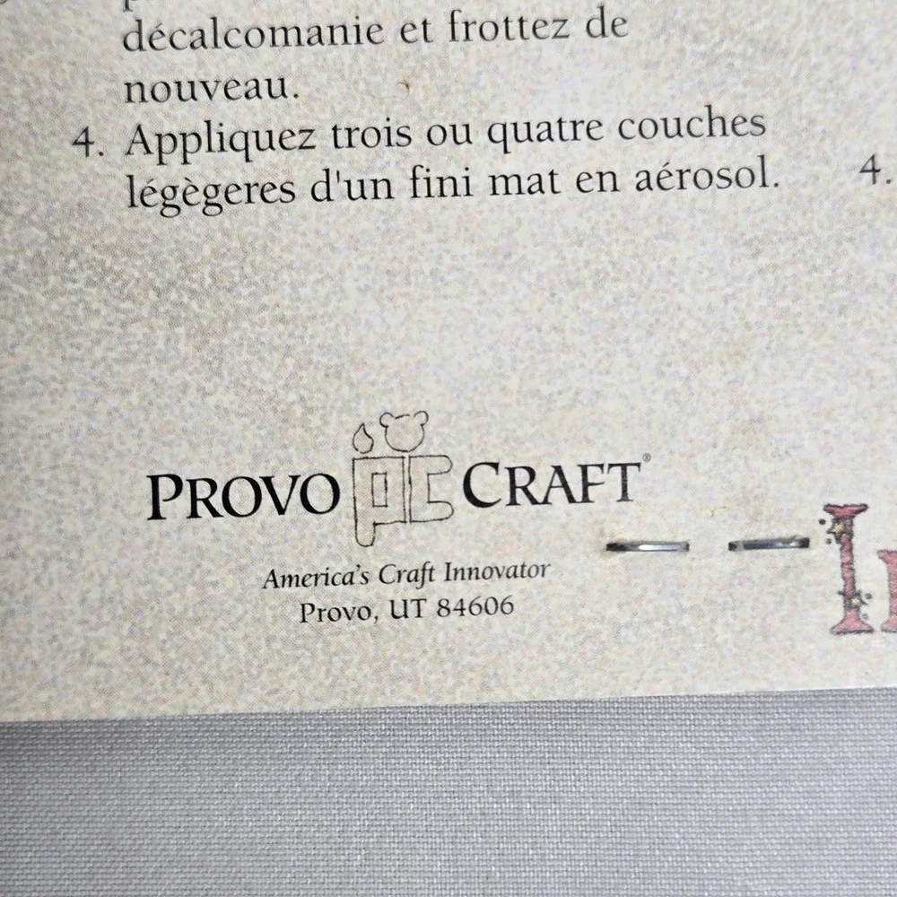 Provo Craft First Impressions Christmas Rub On Transfers 5.5